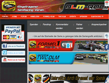 Tablet Screenshot of dlm-racing.eu